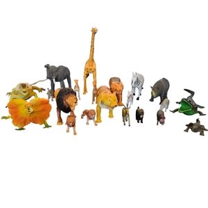 Lot Of 22  Various Toy Animals